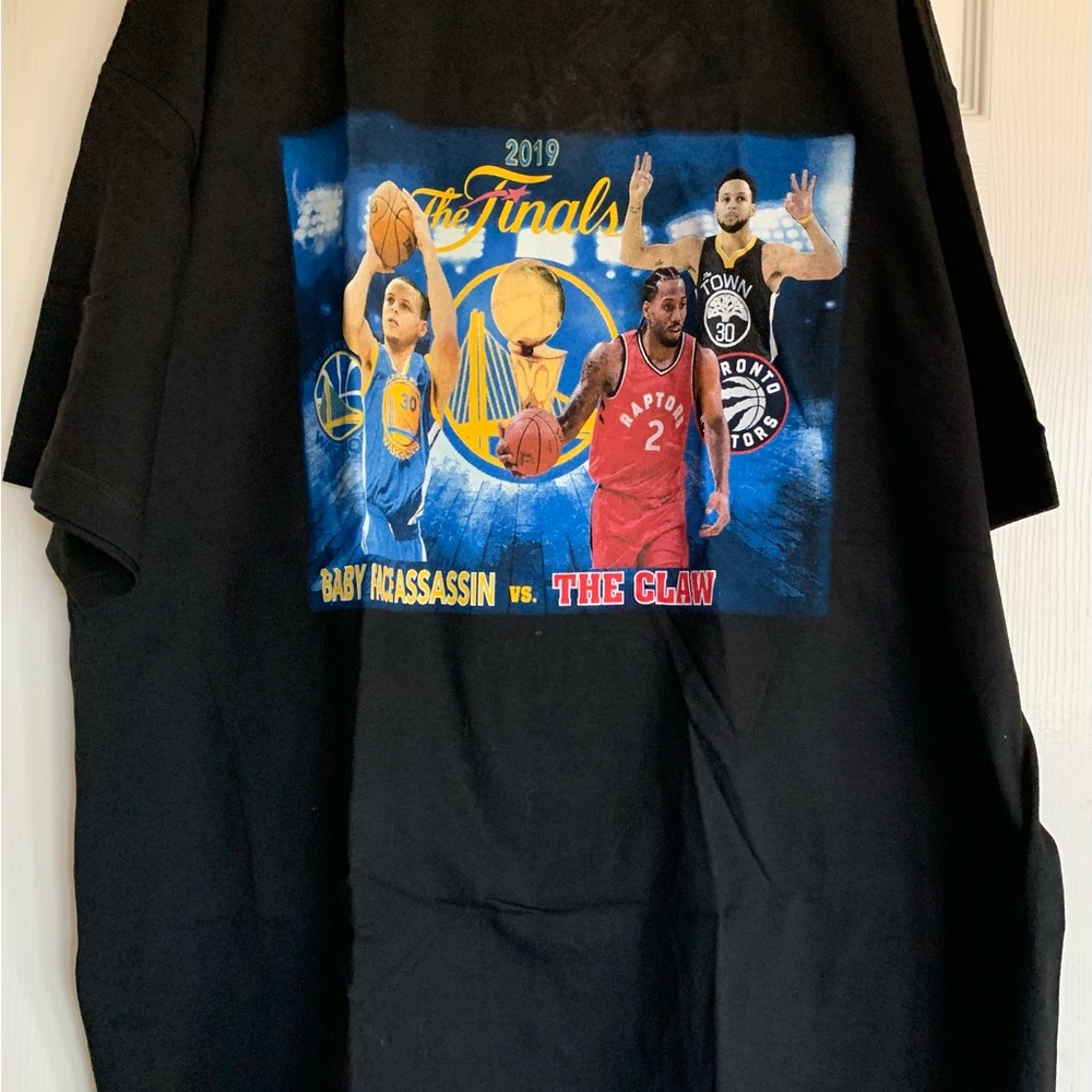 2019 Golden State Warriors Finals Brand New 3X Classic Black T-Shirt with Curry